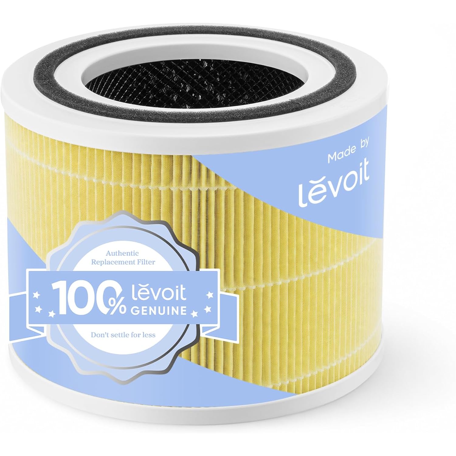 Levoit Core 300-P Replacement Filter Air Purifier Pet Allergy, 1 Pack | Genuine Core300S-P Filters, Supports Hepa Sleep Mode, High-Efficiency Activated Carbon, Core 300-Rf-Pa, Yellow