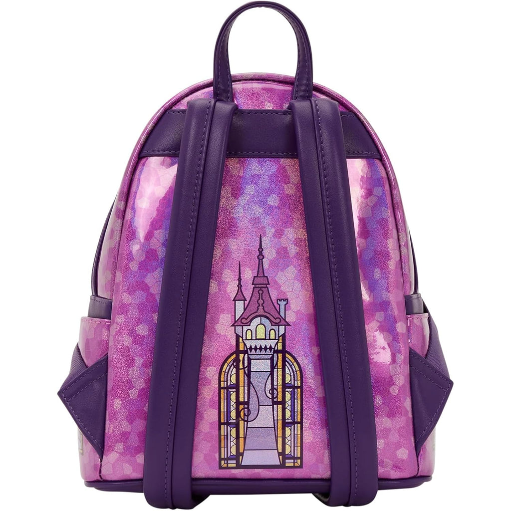 Loungefly Disney Stained Glass: Rapunzel Mini-Backpack, Amazon Exclusive