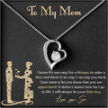 Meaningful Gift to Mom from Son – I Love You Necklace, Sentimental Birthday Gift for Mom, Unique Moms Birthday Gift Ideas