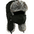 Buauty Fur Trapper Hat for Men Women Winter Windproof Soft Russian Ushanka Hats with Warm Ear Flaps & Removable Mask