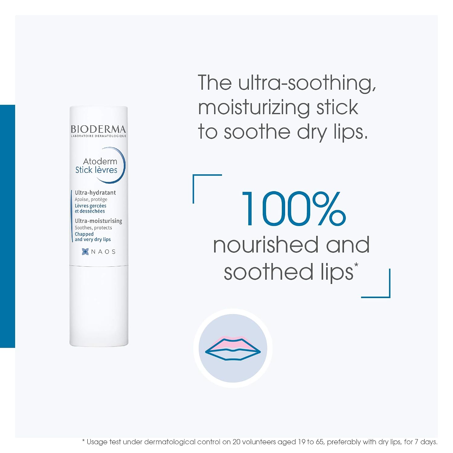 Bioderma - Atoderm - Lip Stick - Hydrating, Soothing And Renewing Lip Stick - For Dry Lips