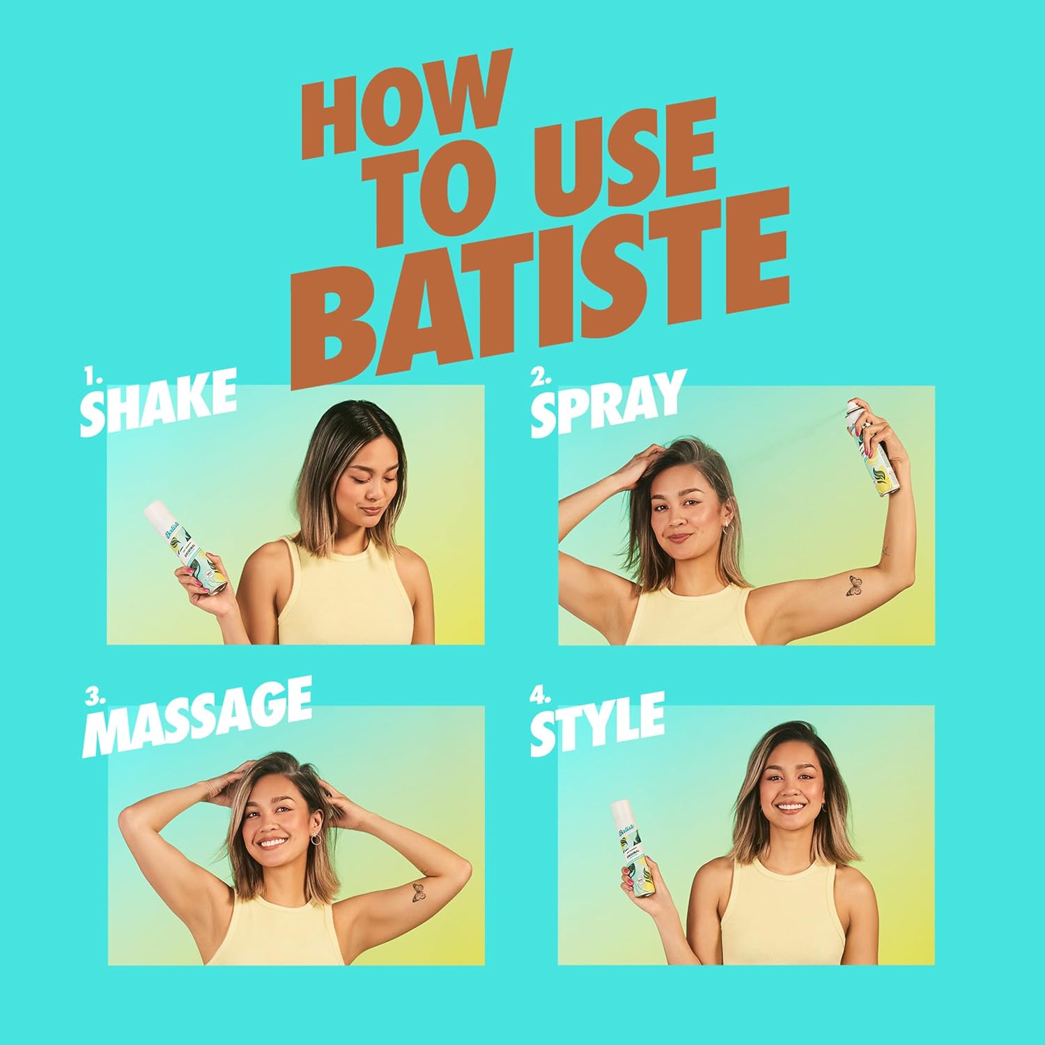 Batiste Dry Shampoo Dark 162g/5.71 oz.