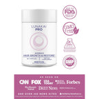 Lunakai USA Made Hair Growth Supplement for Women - Advanced 20 Nutrient with Marine Collagen, Saw Palmetto, Biotin & Keratin - Daily Hair Vitamins for Thicker Strands - 90 Capsules