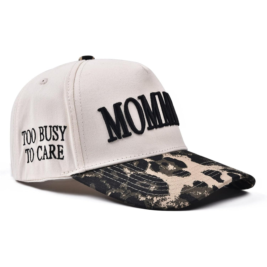 Womens Trucker Hat - With Mommin Embroidery Ponytail Fit - Mom Gifts For Birthday Christmas Valentines Day