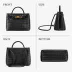 Woven Tote Bag for Women Leather Shoulder Handbag Designer Top Handle Purses