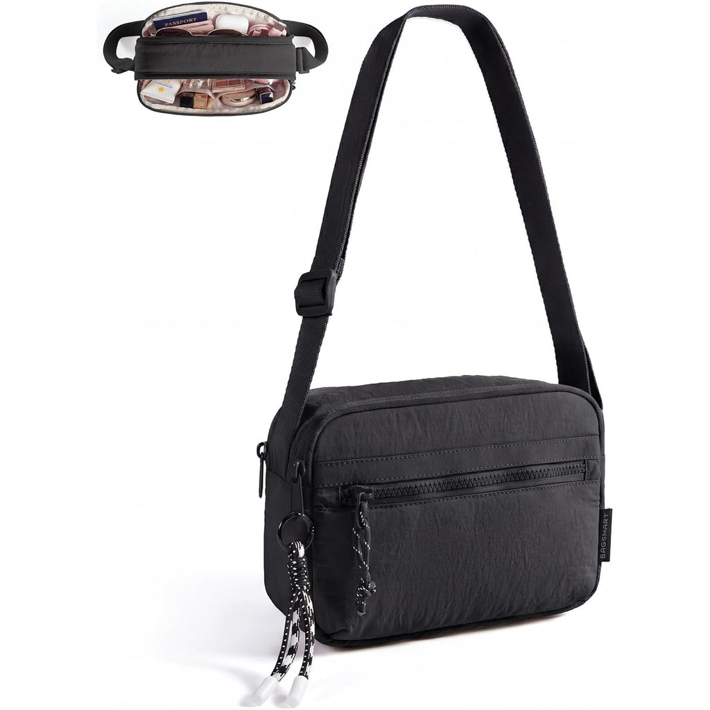 BAGSMART Cross Body Purse, Small Crossbody Bags for Women Travel Purse, Casual Shoulder Handbag Wallet
