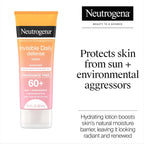 Neutrogena Invisible Daily Defense Fragrance-Free Sunscreen Lotion, Broad Spectrum Spf 60+, Oxybenzone-Free & Water-Resistant, Sun & Environmental Aggressor Protection, 3.0 Fl. Oz