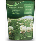 Outsidepride Perennial White Dutch Clover Seed - 2 Lbs. Nitrocoated, Inoculated Clover Seeds For Lawn Alternative, Erosion Control, Food Plots, Ground Cover, & Pasture Mixtures In Usda Zones 3-10