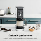 Ninja CREAMi Deluxe Ice Cream Maker | 11-in-1 Create Frozen Desserts, Sorbet, Milkshakes, Yogurt & More | Includes 2 Dishwasher Safe XL 24 Oz. Tubs with storage lids | Silver | NC501