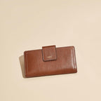 Fossil Women's Logan Leather Wallet RFID Blocking Tab Clutch