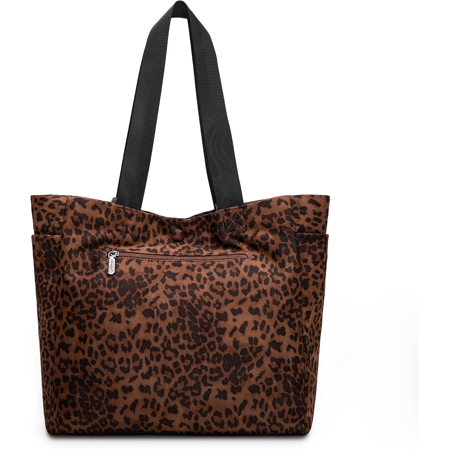 Montana West Wrangler Large Tote Bag for Women Designer Leopard Print Purse for Travel Work Gym
