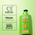 Garnier Fructis Sleek and Shine Intense Smooth Leave In Conditioner, Conditioning Hair Cream for Frizzy, Dry Hair, Plant Keratin + Argan Oil, 10.2 Fl Oz (Pack of 2)