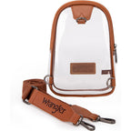 Wrangler Crossbody Clear Sling Bags for Women Stadium Approved Cross Body Purse for Sports Events Concerts