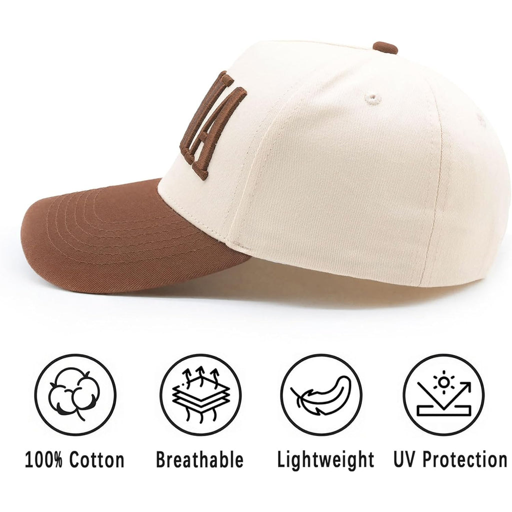 Womens Mama Trucker Hat, Vintage Snapback Mom Baseball Cap, Trendy New Mom Gifts Mothers Day Outfits for Mommin Mama-brown/Beige