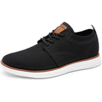 Bruno Marc Men'S Knitflex Breeze Mesh Sneakers Oxfords Lace-Up Lightweight Casual Walking Shoes