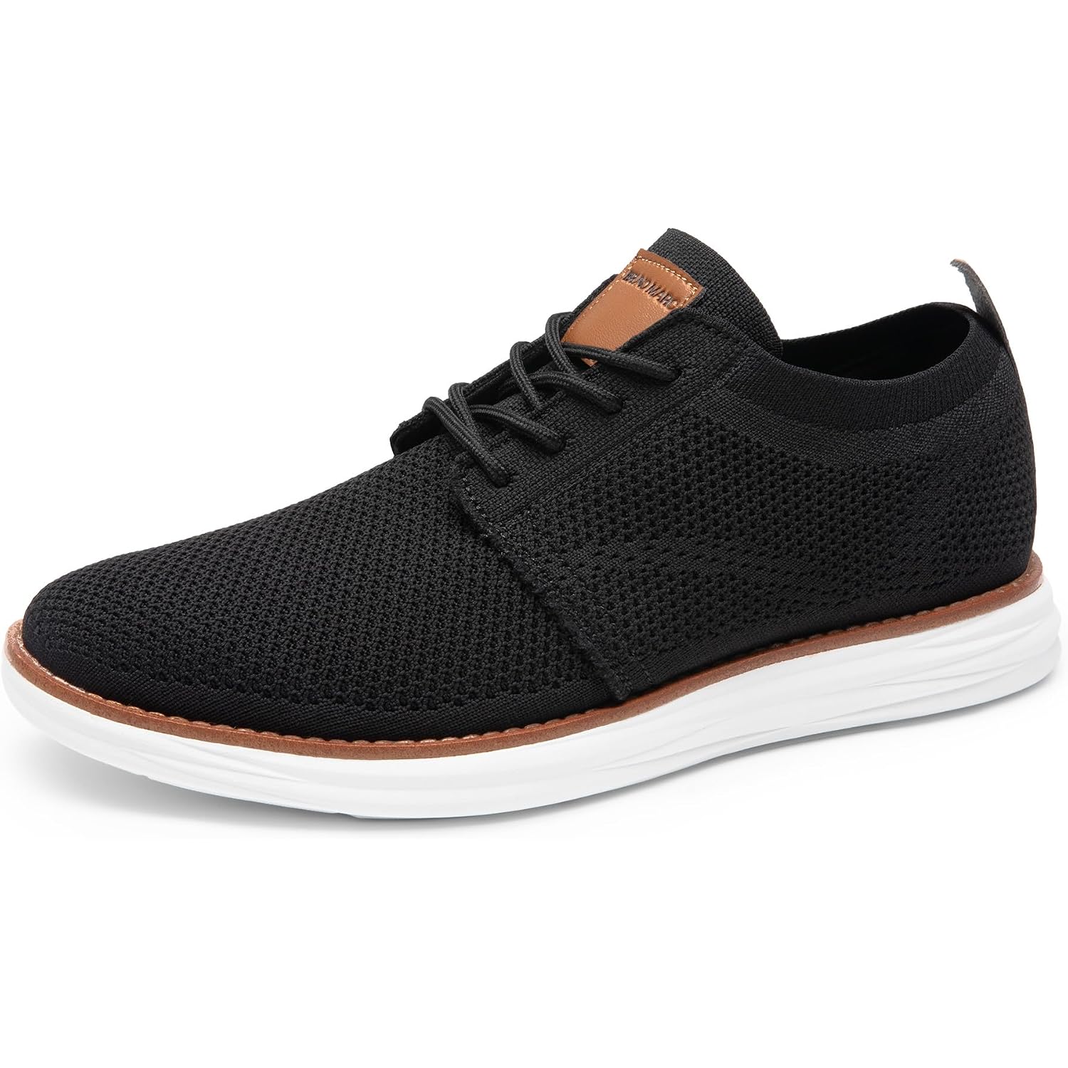 Bruno Marc Men'S Knitflex Breeze Mesh Sneakers Oxfords Lace-Up Lightweight Casual Walking Shoes