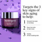 Neutrogena Triple Age Repair Night Face Moisturizer - With Hexinol Technology & Vitamin C, Anti-Wrinkle Face Cream, Visibly Reduces The Look Wrinkles & Firms Skin While You Sleep, 1.7 Oz