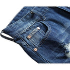 Men'S Casual Denim Ripped Shorts