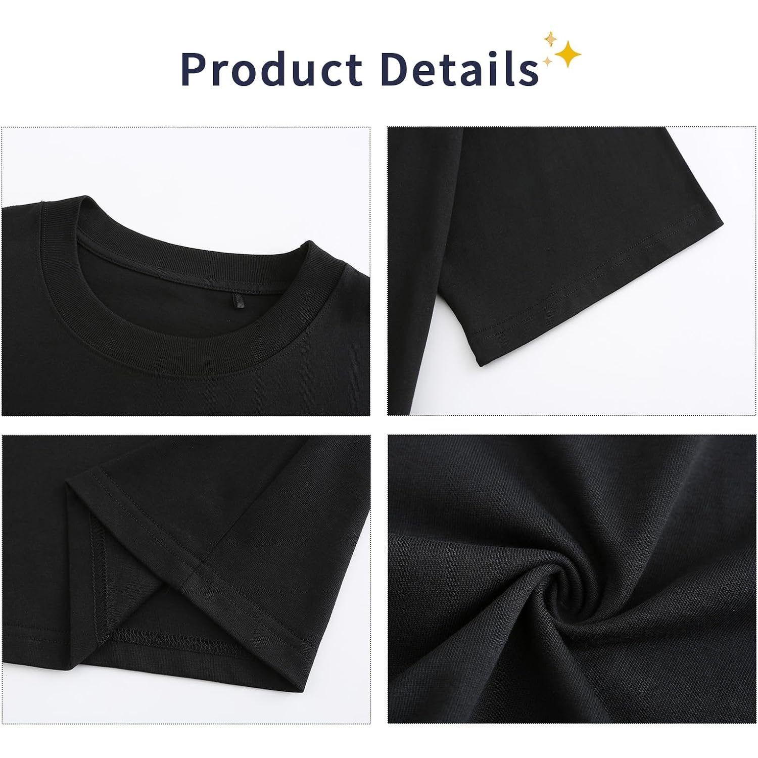 Mens Oversized T-Shirts Fashion Loose Fit Crewneck Tshirt Streetwear Heavyweight Short Sleeve Gym Workout Tops