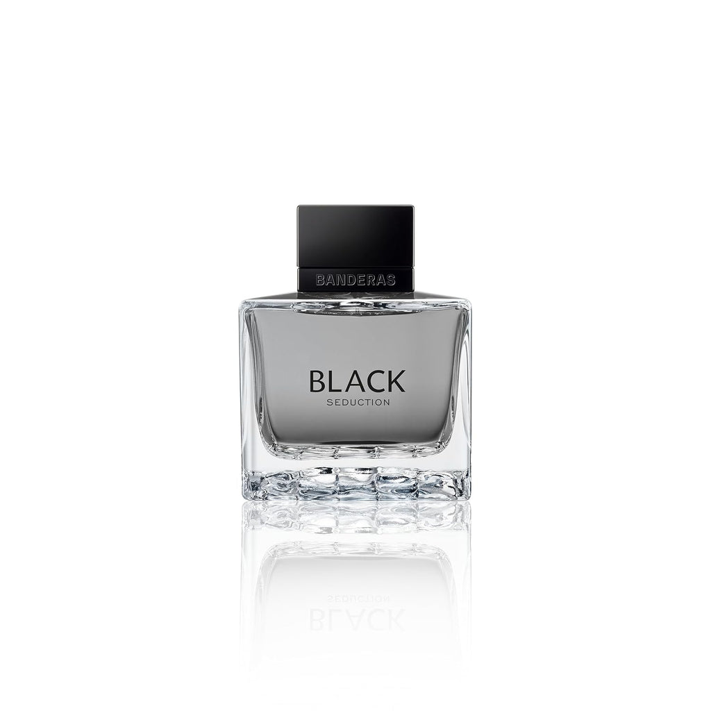 Antonio Banderas Seduction In Black Eau De Toilette Spray for Men, 3.4 Ounce