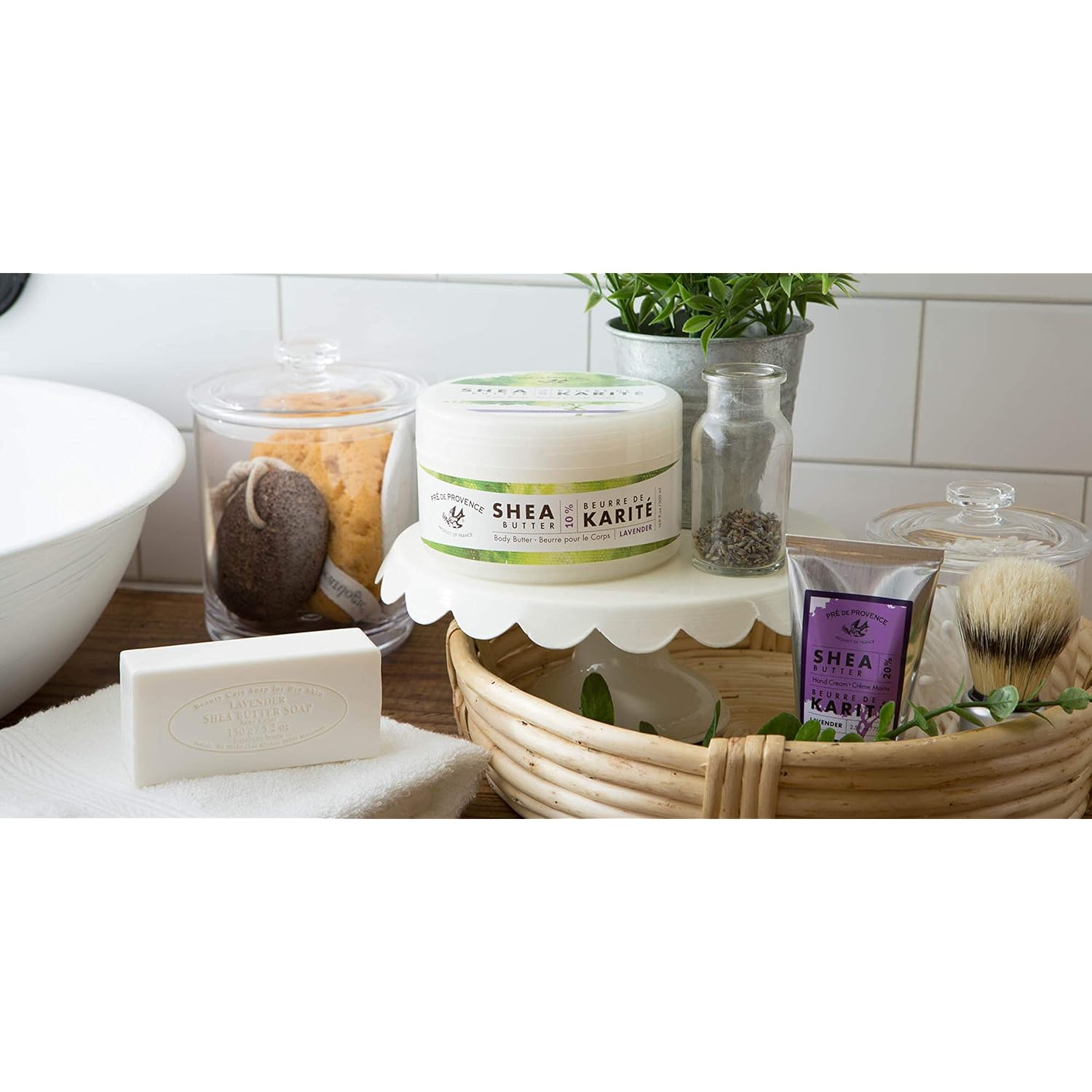 Pre de Provence Beurre De Karité Moisturizing Collection, Shea Butter Enriched Nourishing, Hand Cream, 75ML, Lavender