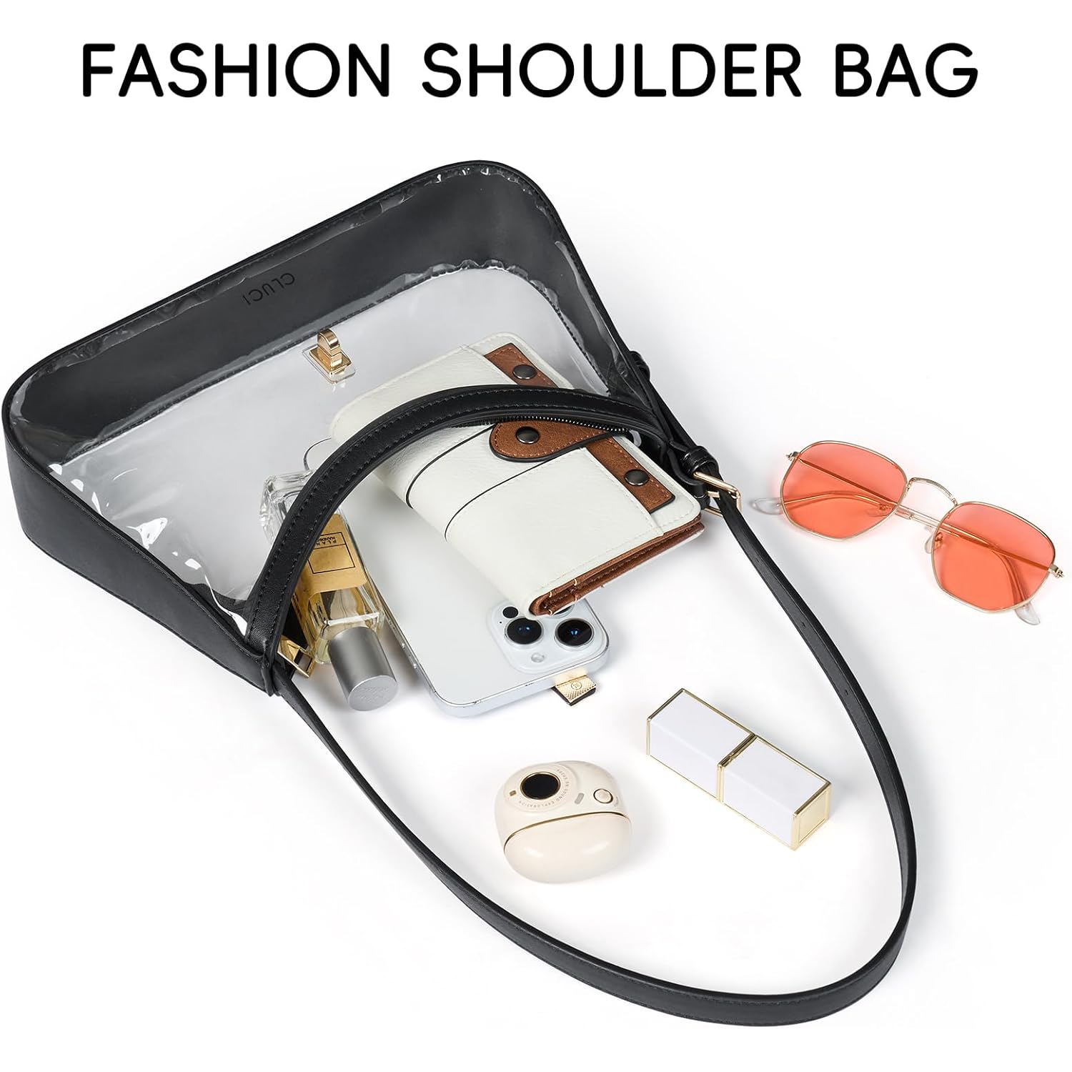 CLUCI Shoulder Bag for Women, Purses for Women, Handbag Hobo Bags Vegan Leather Crossbody Purse with Adjustable Strap