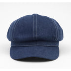 Qhfhulv Womens Newsboy Hat - 8 Panels Vintage Gatsby Cabbie Hat - Trendy Visor Paperboy Beret Octagonal Cap