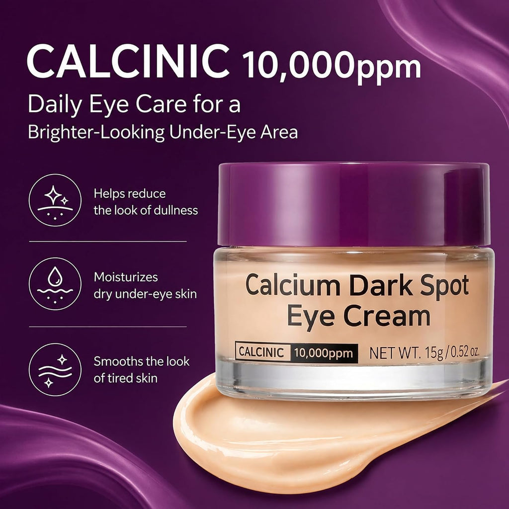 Calcium Dark Spot Eye Cream 2 Pack | Anti-Aging Eye Cream For Dark Circles, Sagging And Elasticity