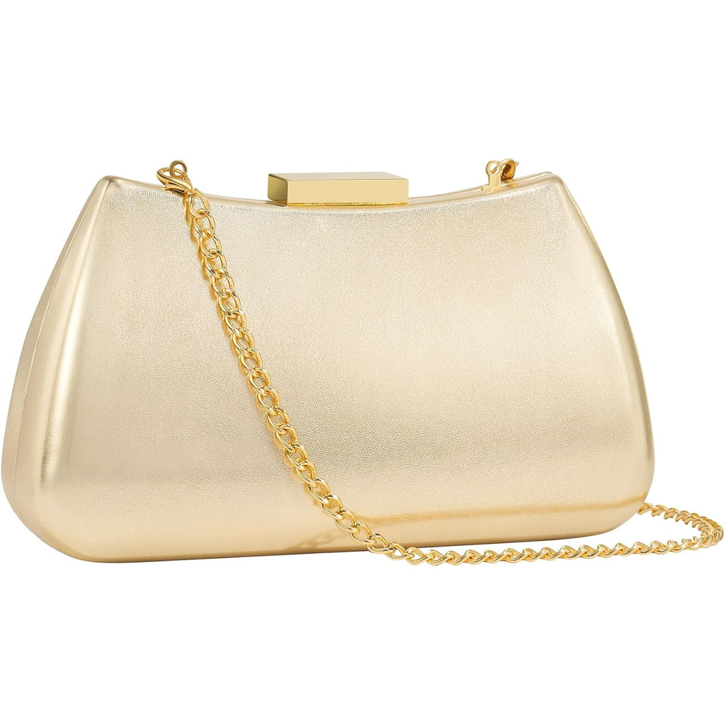 CHUNLI Dressy Clutch Purses for Women Formal PU Leather Bags Evening Clutch Handbag for Weddings, Proms, and Parties