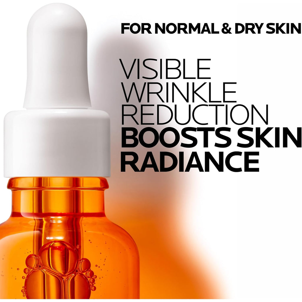 Pure Vitamin C Serum For Face With Hyaluronic Acid & Salicylic Acid, Hydrating & Brightening Serum