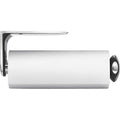 Simplehuman Wall Mount Paper Towel Holder, Under-Cabinet Or Wall Mounted Rack, Horizontal Or Vertical Install, One-Handed Tear With Tension Spring, Quick-Release Knob, Brushed Stainless Steel