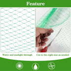 Bird Netting For Garden 13X33Ft - Sukh Garden Netting Mesh For Garden Protection Bird Fence Plant Netting Chicken Coop Deer Squirrels Poultry Protect Fruit Trees Vegetable