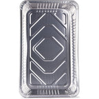 Glad Disposable Full Size Aluminum Steam Pans, Deep Heavy Duty Foil Pans For Steaming, Baking, Roasting, Catering & Oven Reheating, Fits 2 Half Pans, 20.5 X 12.5 X 2.75 Inch, 2 Count