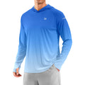Men'S Sun Protection Hoodie Shirts Long Sleeve Upf 50+ Swim Shirts For Men Rash Guard Fishing Shirt Quick Dry