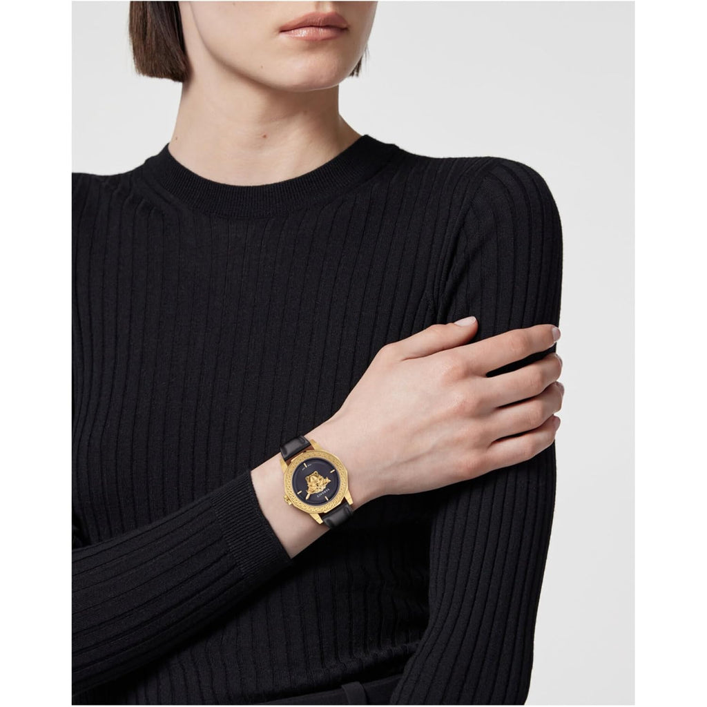 Versace Medusa Deco Leather Watch