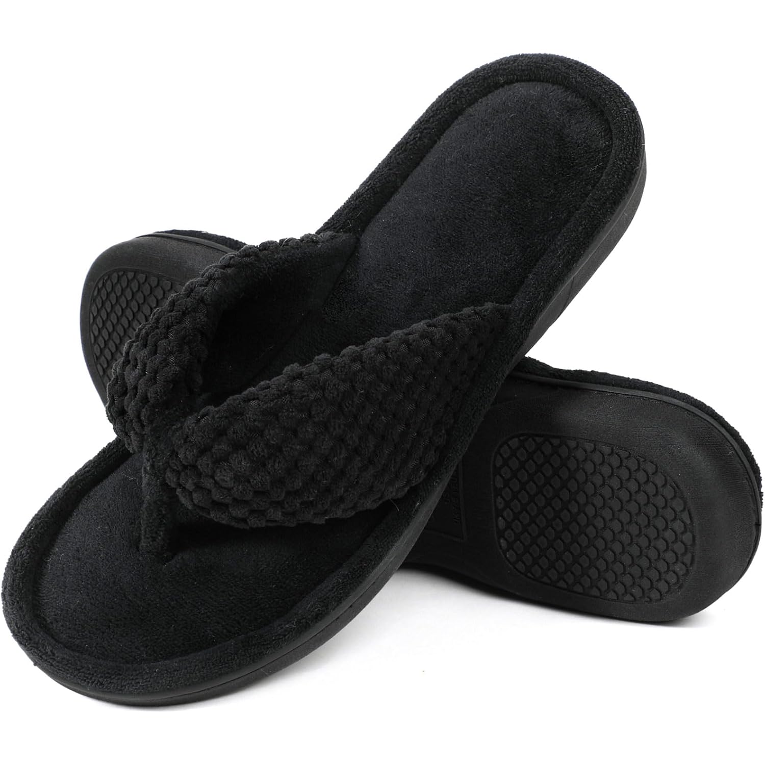 Ultraideas Women'S Popcorn Flip Flop House Slipper With Memory Foam, Gift For Women Mom
