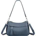Genuine Leather Crossbody Bags For Women Small Crossbody Handbag Shoulder Purses With 2 Detachable Straps