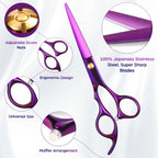 Hair Cutting Scissors Professional 6.89 Inch Barber Scissors Multifunctional Salon Thinning Scissors Straight Shears Tools For Mother Father Friends' Christmas Gift