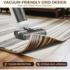 BAGAIL BASICS 8 x 10 FT Rug Pad Gripper for Hardwood Floors, Non Slip Rug Pads for Area Rugs, Extra Thick Under Rug Padding, Protect Your Rugs & Floors