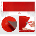 PBHEPJ 3ft x 10ft Extra Thick Red Carpet Runner for Party & Hollywood, Festival Celebration, Wedding, Graduation Ceremony, Award Ceremony, VIP Reception, Heavy-Duty, Non-Slip TPR Rubber