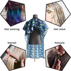 Professional Barber Cape,Polyester Hair Cutting Salon Cape,Water And Stain Resistant Apron