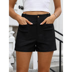 Shorts for Women Dressy Stretchy Comfort Business Casual Work 2026 Summer Cute Wrinkle-Free Shorts with Flat Pockets