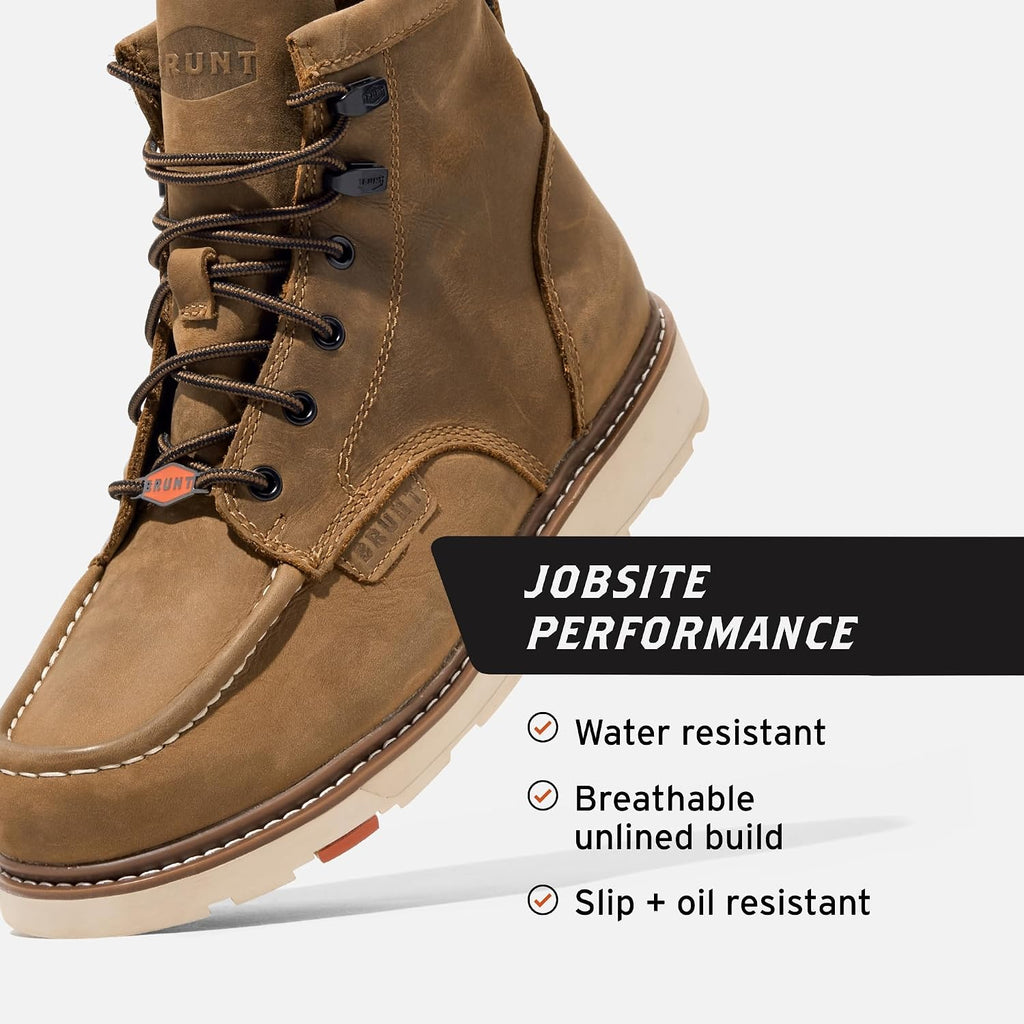 Brunt Men'S Marin Water-Resistant Work Boots
