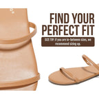 Project Cloud Summer Sandals For Women 2026 - Memory Foam Insole And Eco-Crafted Leather Beach Flip Flops For Women - Non Slip And Lightweight Double Strap Womens Sandals (Transition)