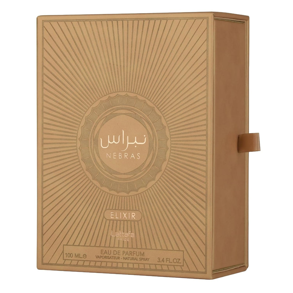 Lattafa Pride Nebras Elixir EDP 100 ml/3.4Oz – Sweet & Creamy Gourmand Unisex | Vanilla, Musk & Sugar Cane