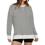 Women's Long Sleeve Crewneck Sweatshirt Lightweight Basic Soft Loose Pullover Sweatshirts
