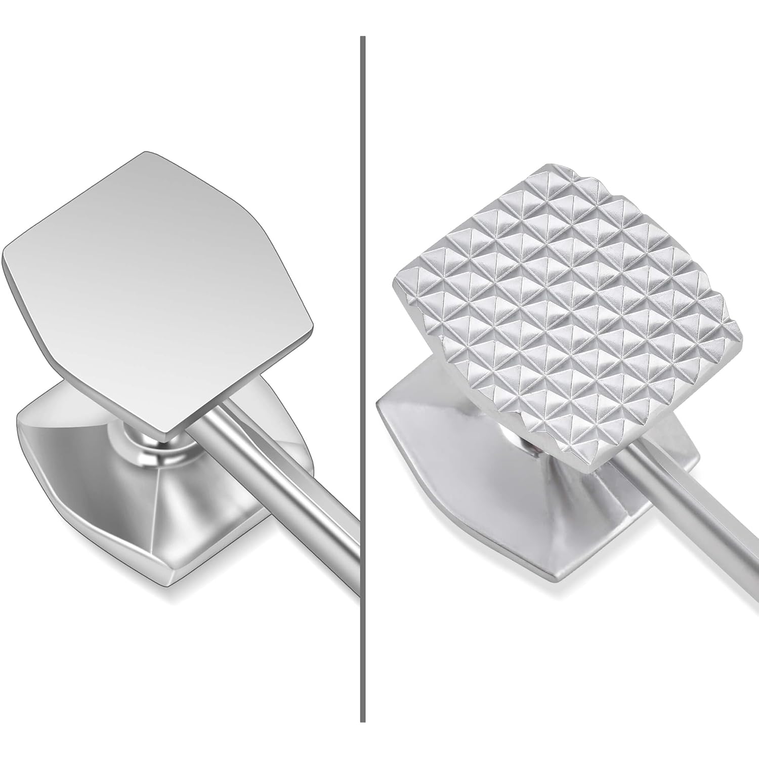 Aliglow Meat Tenderizer Hammer Tool Pounder For Tenderizing Steak Beef Poultry, Heavy Duty Dual-Sided Mallet With Soft Grip Handle - Multifunctional Kitchen Beater For Chicken,Fish, Baking