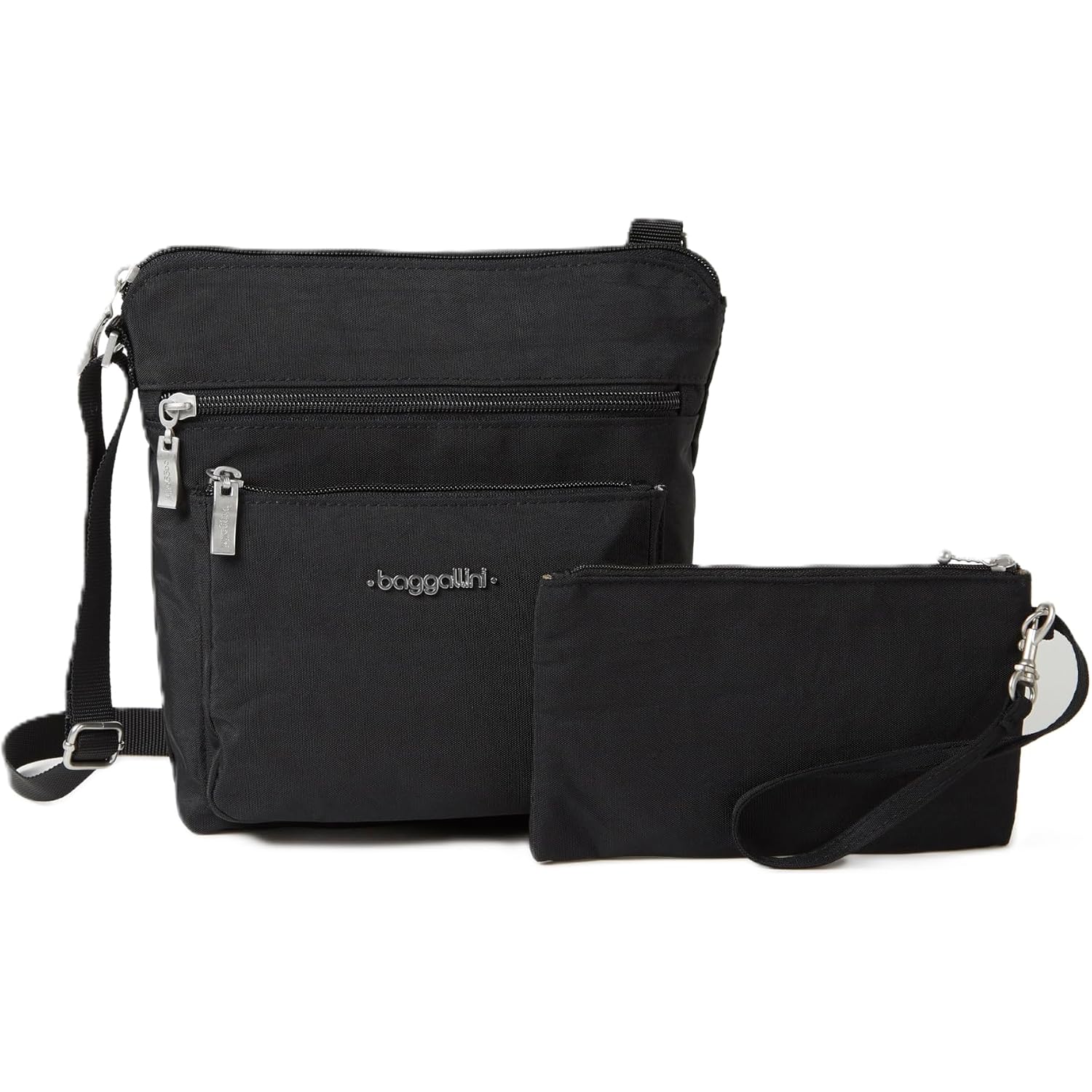 Baggallini Pocket Crossbody Bags For Women 8X8 Small Lightweight Durable Water-Resistant Travel Purse W/Rfid