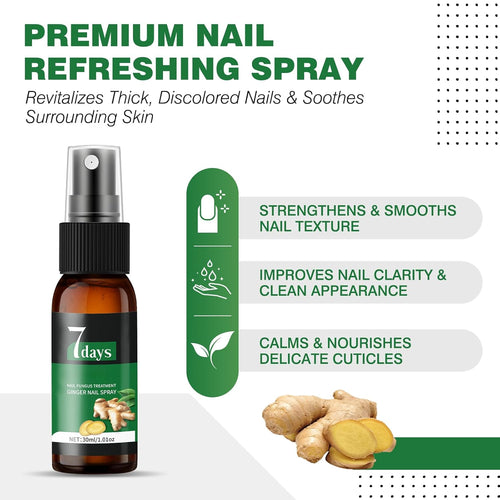 7-Day Nail Care Spray – Helps Improve Nail Texture & Appearance, Naturally Supports Stronger, Smoother Nails, 30ml