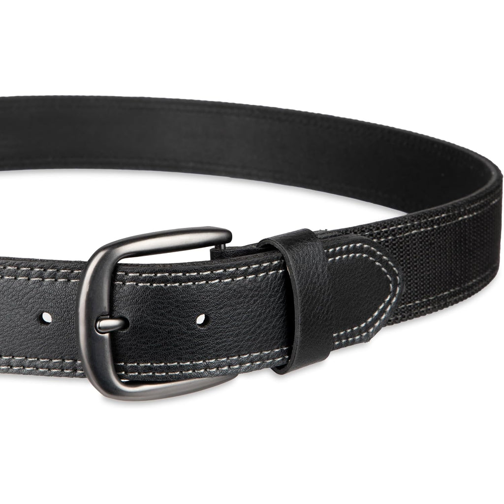 Dickies Mens Industrial Strength Leather Belt – Workwear, Durable, Reinforced, Heavyweight